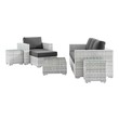 l shape outdoor sofa Modway Furniture Sofa Sectionals Light Gray Charcoal