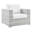 outdoor deck furniture sets Modway Furniture Sofa Sectionals Light Gray White