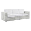 outdoor deck furniture sets Modway Furniture Sofa Sectionals Light Gray White