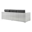 outdoor furniture set 3 piece Modway Furniture Sofa Sectionals Light Gray Charcoal