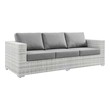 outdoor brand furniture Modway Furniture Sofa Sectionals Light Gray Gray