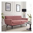 buy sectional Modway Furniture Sofas and Armchairs Dusty Rose