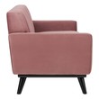 sectional couch with pull out chaise Modway Furniture Sofas and Armchairs Dusty Rose