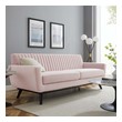 leather sectionals for sale near me Modway Furniture Sofas and Armchairs Pink