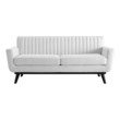 sectional sofa with large ottoman Modway Furniture Sofas and Armchairs White