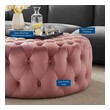 tufted bench black Modway Furniture Sofas and Armchairs Dusty Rose