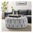 stool bench storage Modway Furniture Sofas and Armchairs Light Gray