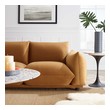 sectional sofa with pull out bed and storage Modway Furniture Sofas and Armchairs Cognac