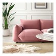 modern contemporary couch Modway Furniture Sofas and Armchairs Dusty Rose