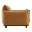 chaise lounge chair for bedroom Modway Furniture Sofas and Armchairs Cognac