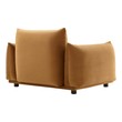chaise lounge chair for bedroom Modway Furniture Sofas and Armchairs Cognac