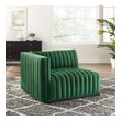velvet sofa bed couch Modway Furniture Sofas and Armchairs Black Emerald