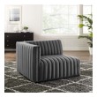 sectional blue couch Modway Furniture Sofas and Armchairs Black Gray