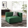 navy sectional sofa with chaise Modway Furniture Sofas and Armchairs Black Emerald