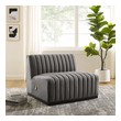 orange arm chair Modway Furniture Sofas and Armchairs Black Gray