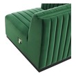 ikea sectional pull out Modway Furniture Sofas and Armchairs Black Emerald