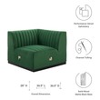 long couches for sale Modway Furniture Sofas and Armchairs Black Emerald