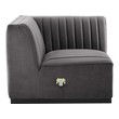 ikea couch sectional Modway Furniture Sofas and Armchairs Black Gray