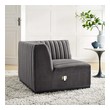 ikea couch sectional Modway Furniture Sofas and Armchairs Black Gray