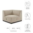 pull out couch for small space Modway Furniture Sofas and Armchairs Black Beige