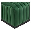 fabric tufted ottoman Modway Furniture Sofas and Armchairs Black Emerald