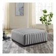 rope ottoman Modway Furniture Sofas and Armchairs Black Light Gray