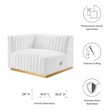 sofa couch for bedroom Modway Furniture Sofas and Armchairs Gold