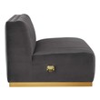 eames chair ottoman Modway Furniture Sofas and Armchairs Gold Gray