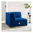 sectional couch turns into bed Modway Furniture Sofas and Armchairs Sofas and Loveseat Gold Navy