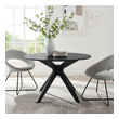 dining room sets for apartments Modway Furniture Bar and Dining Tables Black Black