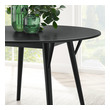 marble wood dining table Modway Furniture Bar and Dining Tables Black Black