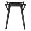 modern contemporary dining table Modway Furniture Bar and Dining Tables Black White