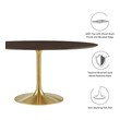 dining room table for 4 Modway Furniture Bar and Dining Tables Gold Cherry Walnut