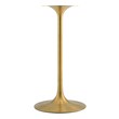 black bar height table Modway Furniture Bar and Dining Tables Gold Natural