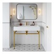 natural wood bath vanity Modway Furniture Vanities Gold White