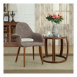 dining table and stool set Modway Furniture Dining Chairs Taupe