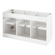 small corner sink vanity Modway Furniture Vanities White