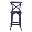 counter height bar stools with arms and swivel Modway Furniture Midnight Blue