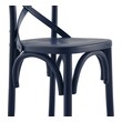 counter height bar stools with arms and swivel Modway Furniture Midnight Blue