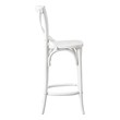 gray counter stools with backs Modway Furniture White