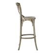 bar stools with backs on sale Modway Furniture Bar and Counter Stools Gray