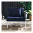 pink velvet occasional chair Modway Furniture Sofa Sectionals White Navy