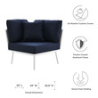 grey l shaped sectional couch Modway Furniture Sofa Sectionals White Navy