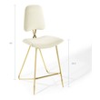 counter stools Modway Furniture Bar and Counter Stools Ivory