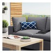 sofa chaise with pull out sleeper Modway Furniture Sofa Sectionals Gray