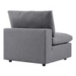 small leather sectional sofa with chaise Modway Furniture Sofa Sectionals Gray