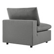 small grey sectional Modway Furniture Bar and Dining Charcoal