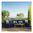 grey modern couch Modway Furniture Bar and Dining Navy