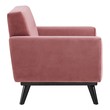 brown and white accent chair Modway Furniture Sofas and Armchairs Dusty Rose