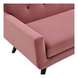 brown and white accent chair Modway Furniture Sofas and Armchairs Dusty Rose